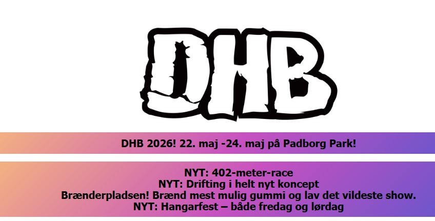 DriveMeetups data som træf hos DHB 2026 - IS BACK - Kom med til dette træf den 22/May  som afholdes af Ukendt
