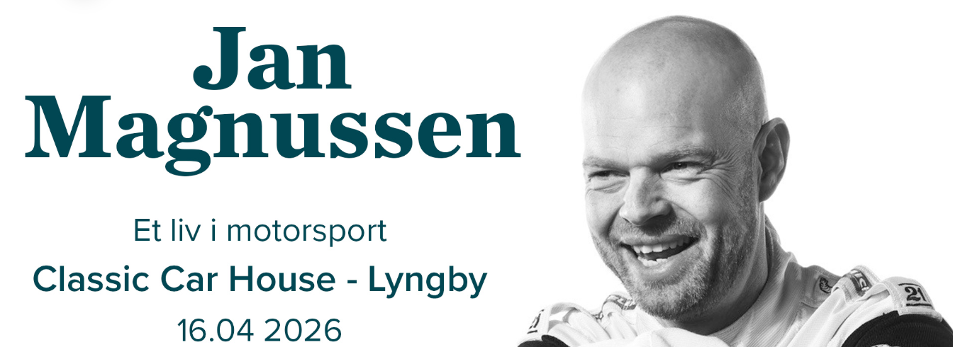 DriveMeetups data som træf hos Jan Magnussen Et liv i motorsport - CCA - Kom med til dette træf den 16/Apr  som afholdes af Ukendt