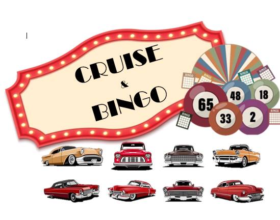 DriveMeetups data som træf hos CRUISE & BINGO - Kom med til dette træf den 28/Jun  som afholdes af Ukendt