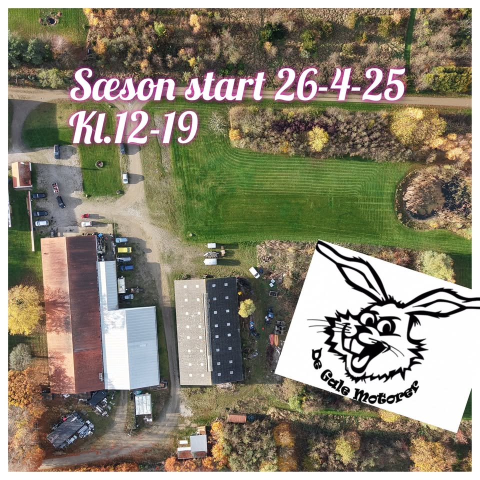 DriveMeetups data som træf hos sæson start - Kom med til dette træf den 26/Apr som afholdes af De Gale Motorer
